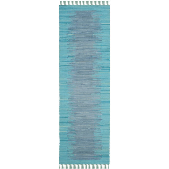 SAFAVIEH Montauk MTK718C Handwoven Turquoise Rug Image 5