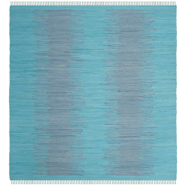 SAFAVIEH Montauk MTK718C Handwoven Turquoise Rug Image 1