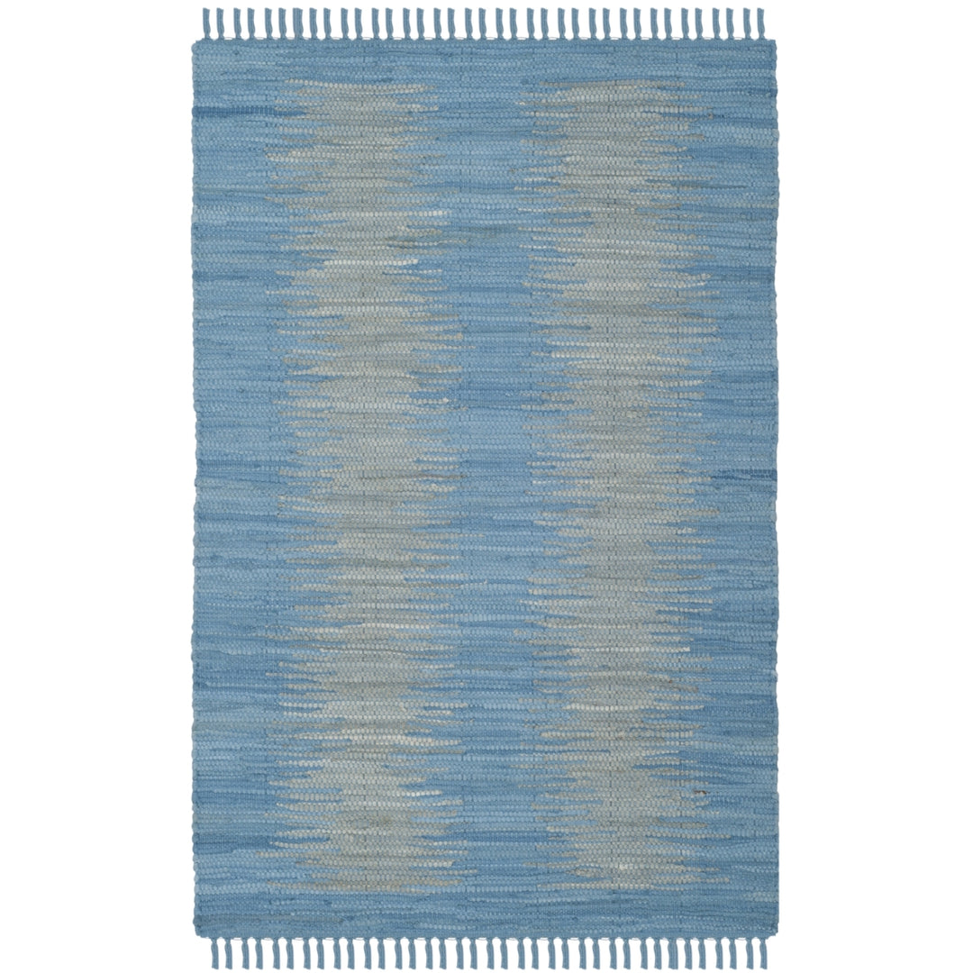 SAFAVIEH Montauk MTK718B Handwoven Light Blue Rug Image 9