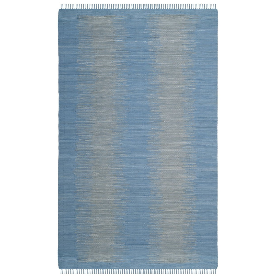 SAFAVIEH Montauk MTK718B Handwoven Light Blue Rug Image 1