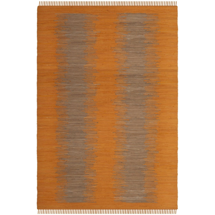 SAFAVIEH Montauk Collection MTK718R Handwoven Orange Rug Image 1