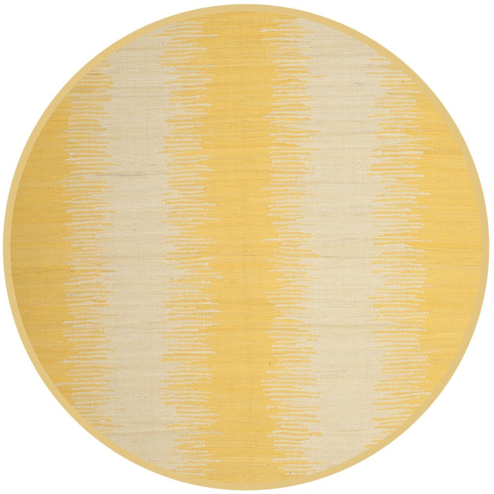 SAFAVIEH Montauk Collection MTK718K Handwoven Gold Rug Image 1