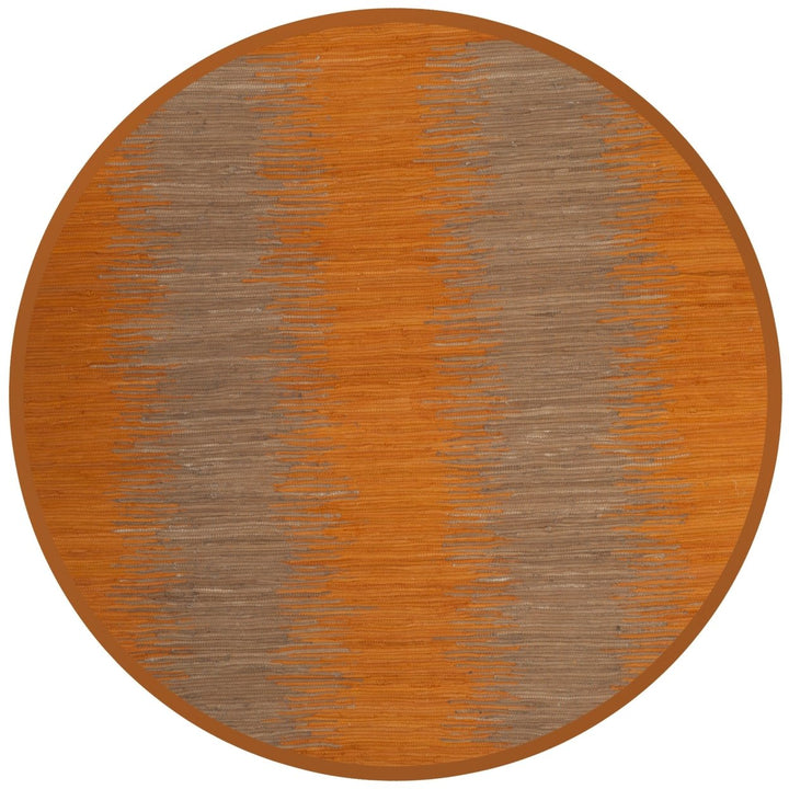 SAFAVIEH Montauk Collection MTK718R Handwoven Orange Rug Image 4