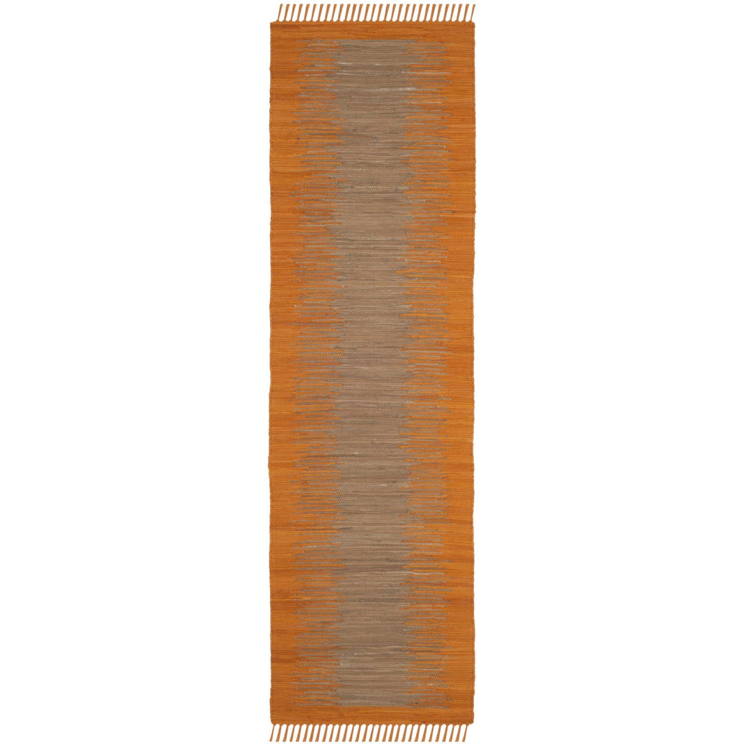 SAFAVIEH Montauk Collection MTK718R Handwoven Orange Rug Image 5