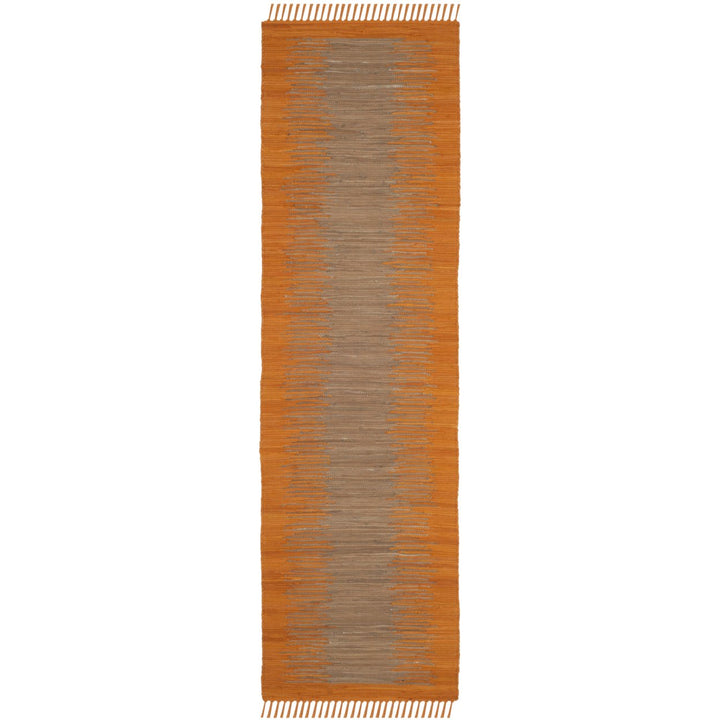 SAFAVIEH Montauk Collection MTK718R Handwoven Orange Rug Image 5