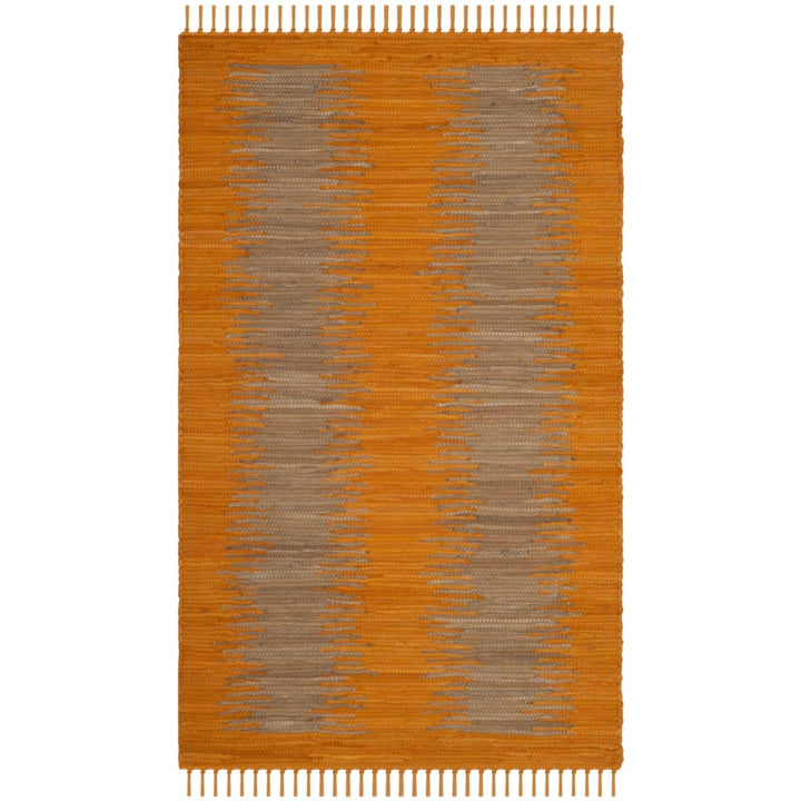 SAFAVIEH Montauk Collection MTK718R Handwoven Orange Rug Image 8