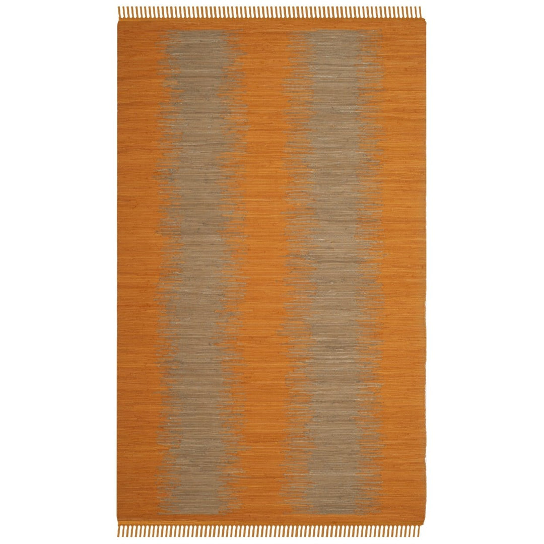 SAFAVIEH Montauk Collection MTK718R Handwoven Orange Rug Image 10