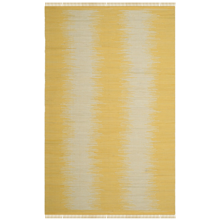 SAFAVIEH Montauk Collection MTK718K Handwoven Gold Rug Image 10