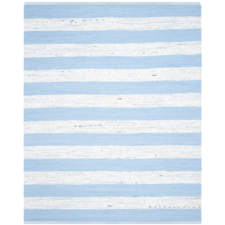 SAFAVIEH Montauk MTK720C Handwoven Ivory / Turquoise Rug Image 1