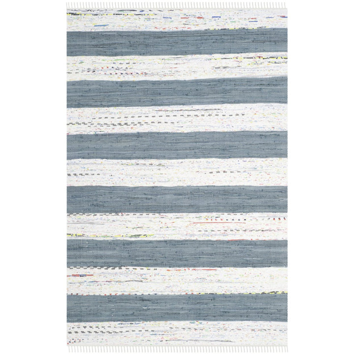 SAFAVIEH Montauk MTK720A Handwoven Ivory / Grey Rug Image 1