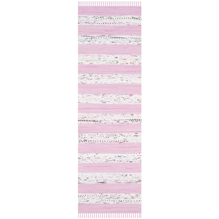 SAFAVIEH Montauk MTK720E Handwoven Ivory /Light Pink Rug Image 3