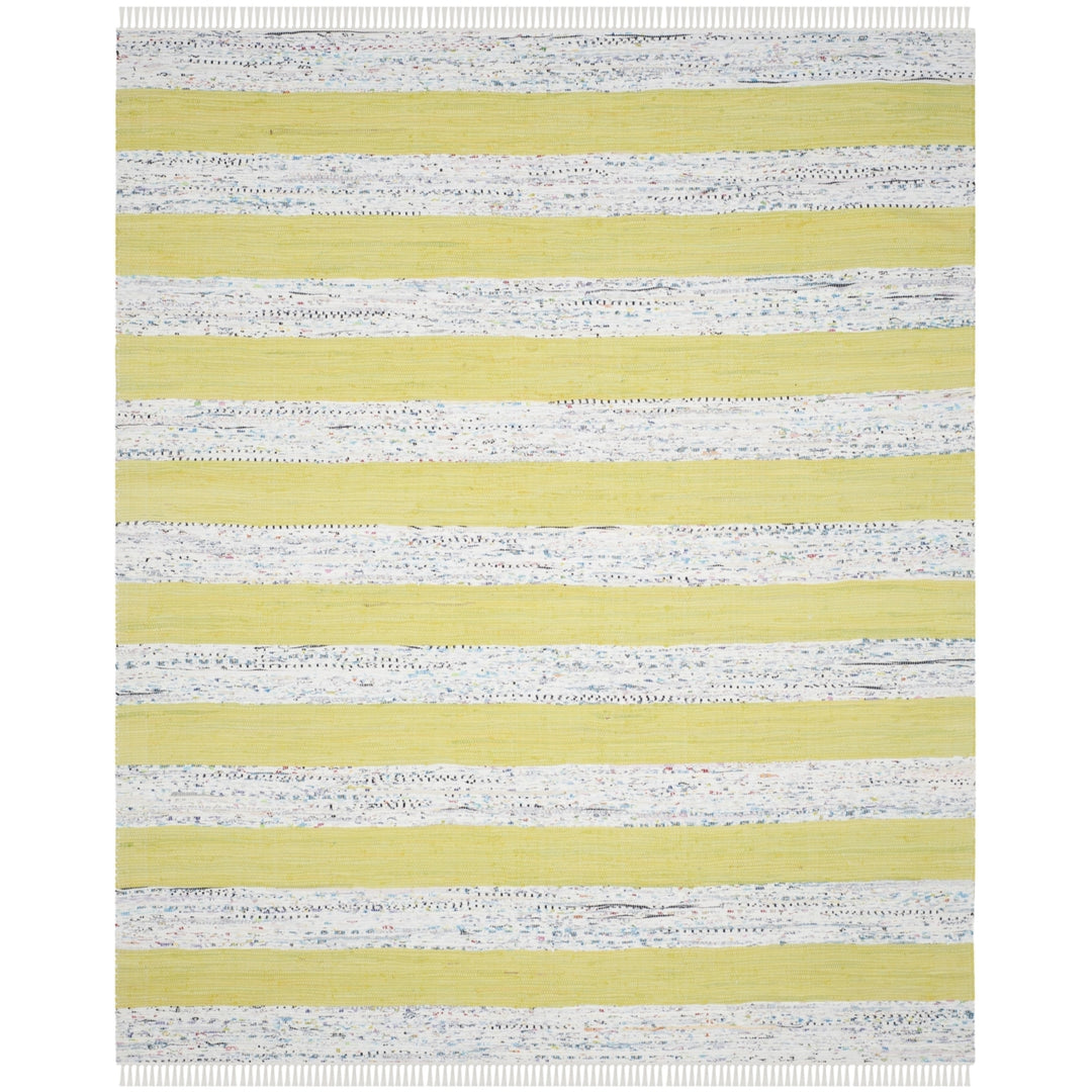 SAFAVIEH Montauk MTK720D Ivory / Light Green Rug Image 1