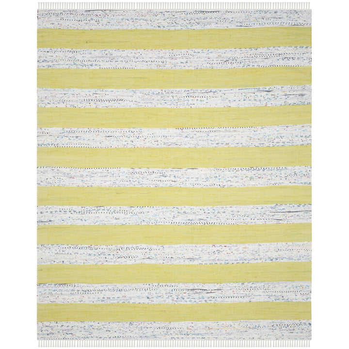 SAFAVIEH Montauk MTK720D Ivory / Light Green Rug Image 1