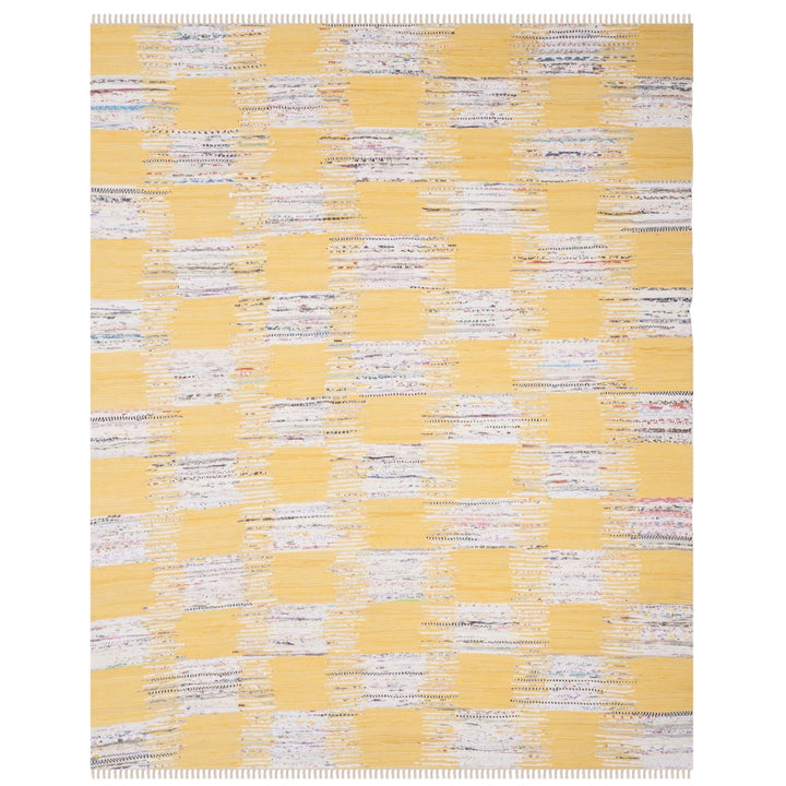 SAFAVIEH Montauk MTK721A Handwoven Yellow / Multi Rug Image 1