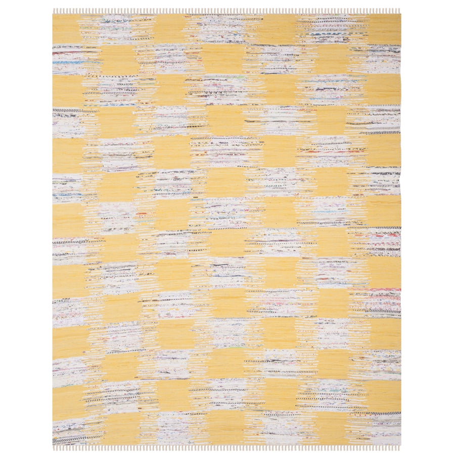 SAFAVIEH Montauk MTK721A Handwoven Yellow / Multi Rug Image 1