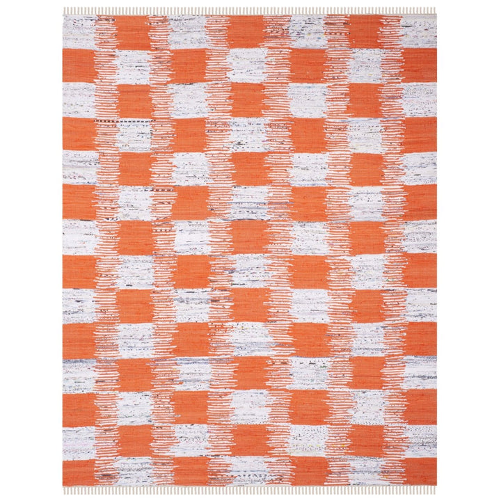 SAFAVIEH Montauk MTK721B Handwoven Orange / Multi Rug Image 1