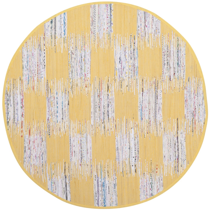 SAFAVIEH Montauk MTK721A Handwoven Yellow / Multi Rug Image 4