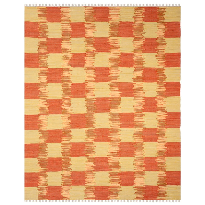 SAFAVIEH Montauk MTK721C Handwoven Yellow / Orange Rug Image 1