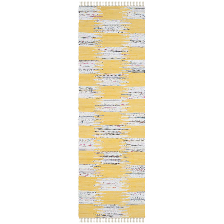 SAFAVIEH Montauk MTK721A Handwoven Yellow / Multi Rug Image 5