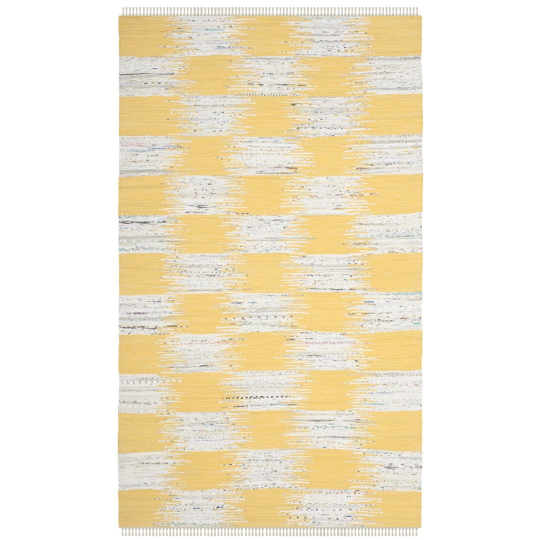 SAFAVIEH Montauk MTK721A Handwoven Yellow / Multi Rug Image 10