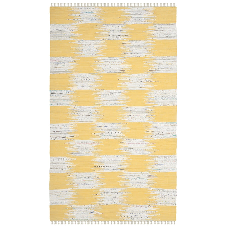 SAFAVIEH Montauk MTK721A Handwoven Yellow / Multi Rug Image 10