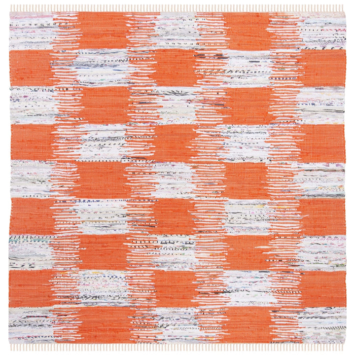 SAFAVIEH Montauk MTK721B Handwoven Orange / Multi Rug Image 6