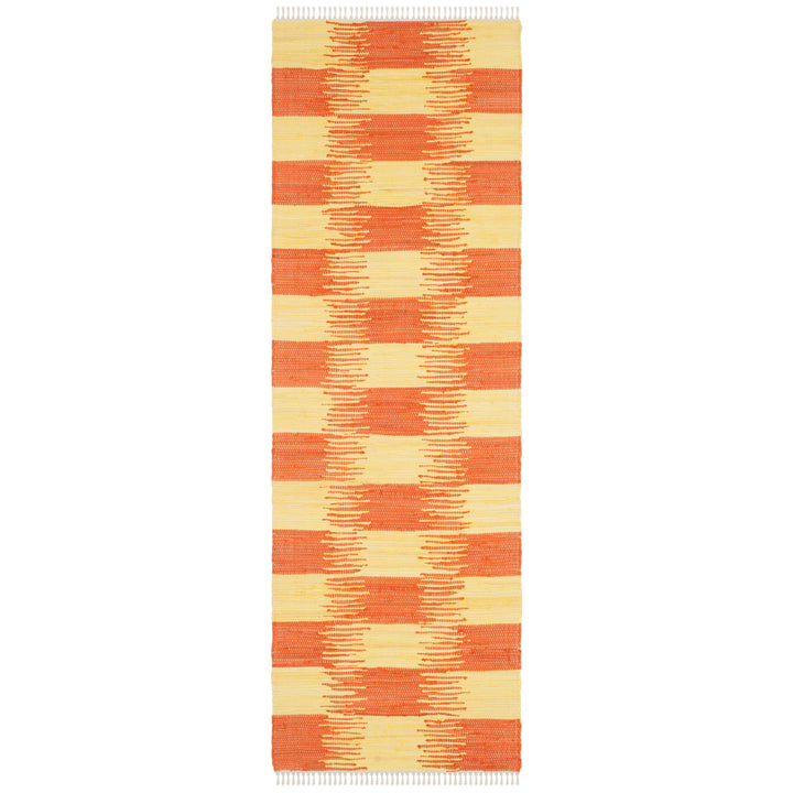 SAFAVIEH Montauk MTK721C Handwoven Yellow / Orange Rug Image 5