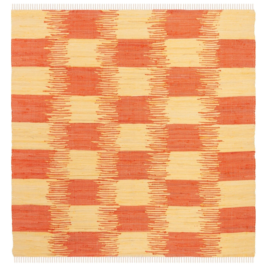 SAFAVIEH Montauk MTK721C Handwoven Yellow / Orange Rug Image 6