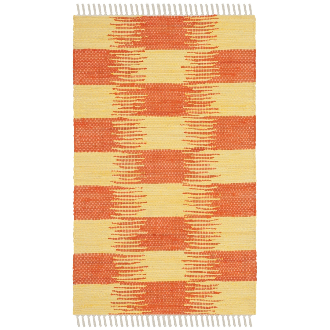 SAFAVIEH Montauk MTK721C Handwoven Yellow / Orange Rug Image 8