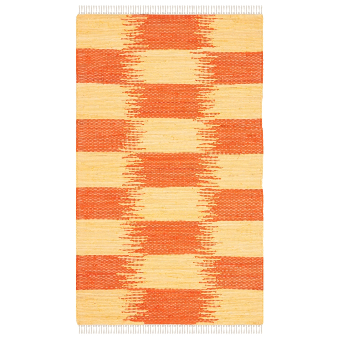 SAFAVIEH Montauk MTK721C Handwoven Yellow / Orange Rug Image 9