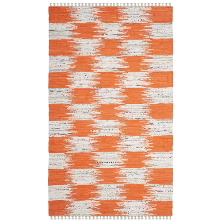 SAFAVIEH Montauk MTK721B Handwoven Orange / Multi Rug Image 10