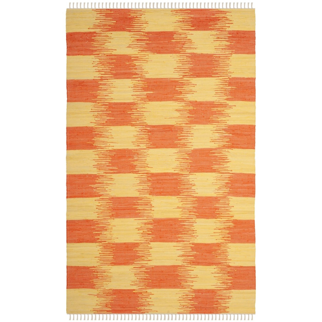 SAFAVIEH Montauk MTK721C Handwoven Yellow / Orange Rug Image 10