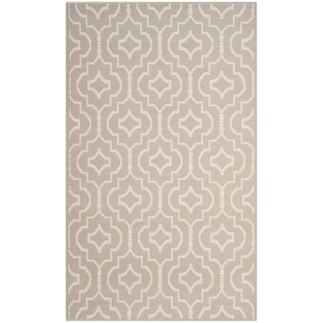 SAFAVIEH Montauk MTK722A Handwoven Grey / Ivory Rug Image 1