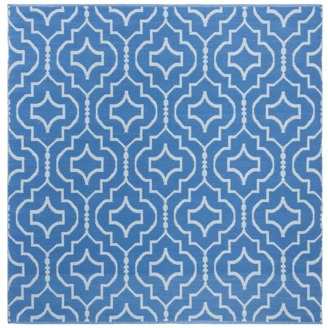 SAFAVIEH Montauk MTK722C Handwoven Blue / Ivory Rug Image 1