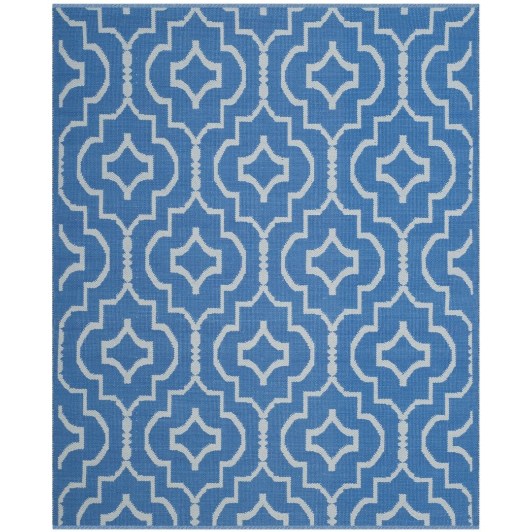 SAFAVIEH Montauk MTK722C Handwoven Blue / Ivory Rug Image 1