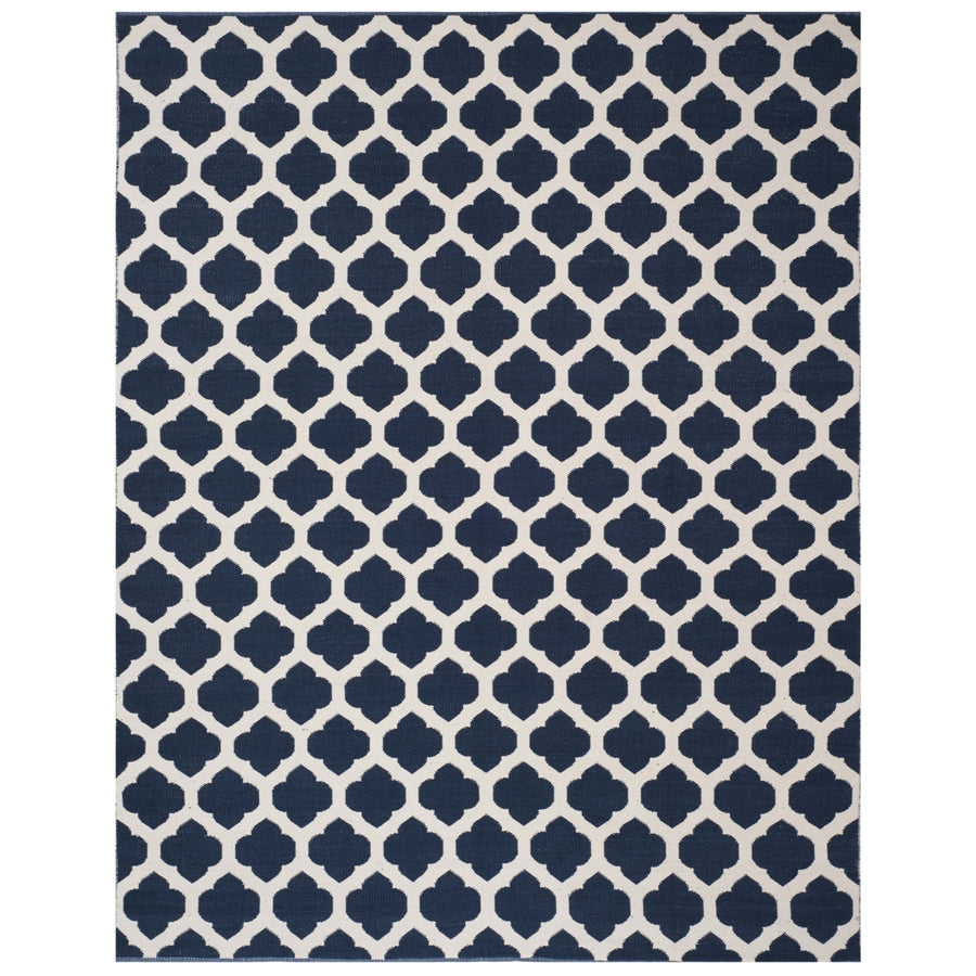 SAFAVIEH Montauk MTK723H Handwoven Navy / Ivory Rug Image 1