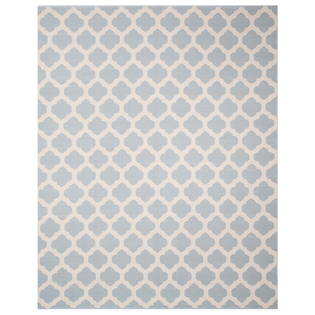 SAFAVIEH Montauk MTK723K Handwoven Light Blue /Ivory Rug Image 1