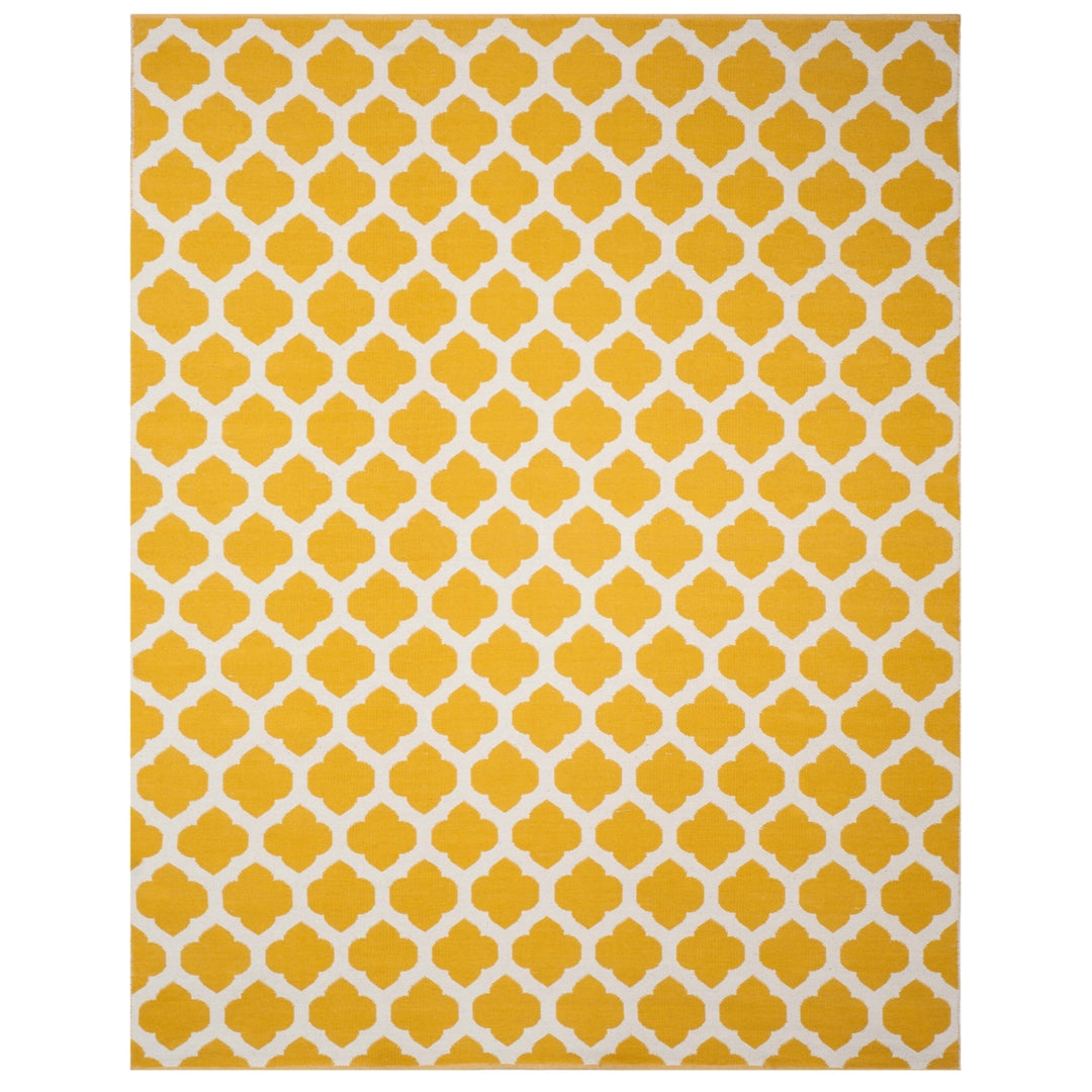 SAFAVIEH Montauk MTK723J Handwoven Yellow / Ivory Rug Image 1