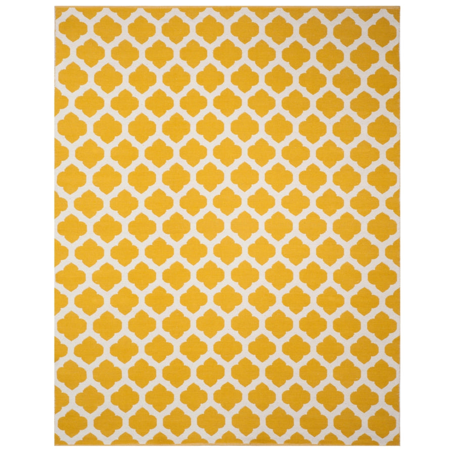 SAFAVIEH Montauk MTK723J Handwoven Yellow / Ivory Rug Image 1