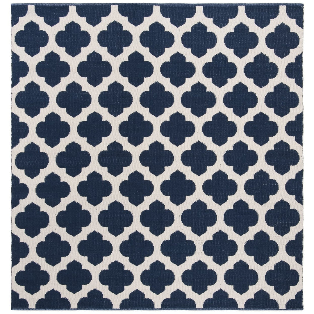 SAFAVIEH Montauk MTK723H Handwoven Navy / Ivory Rug Image 6