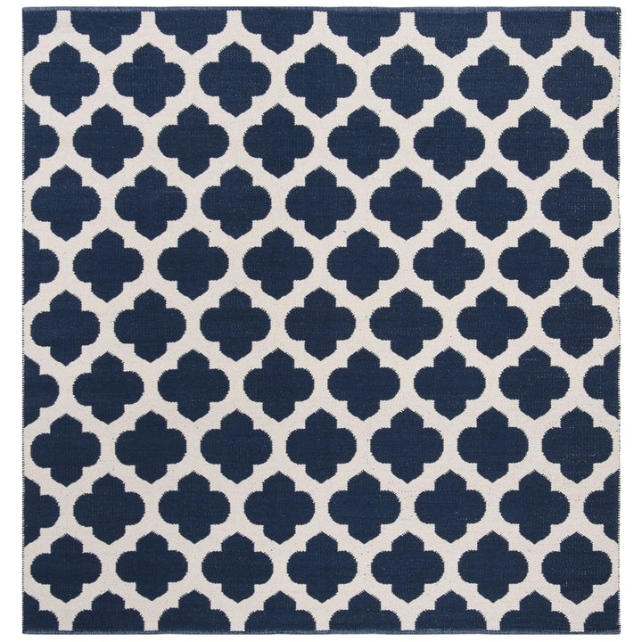 SAFAVIEH Montauk MTK723H Handwoven Navy / Ivory Rug Image 6