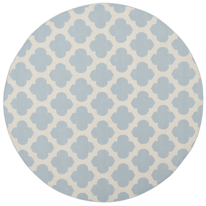 SAFAVIEH Montauk MTK723K Handwoven Light Blue /Ivory Rug Image 4