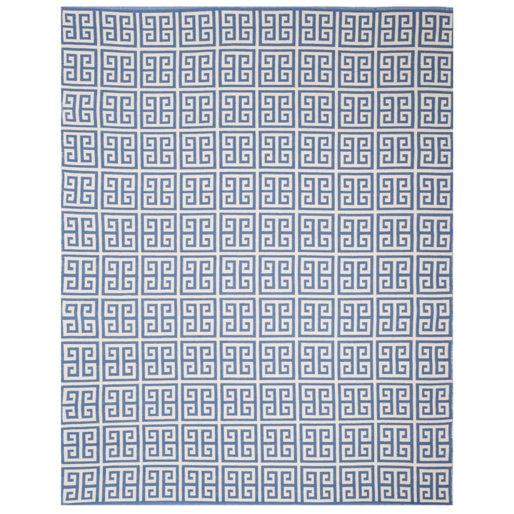 SAFAVIEH Montauk MTK724C Handwoven Blue / Ivory Rug Image 1