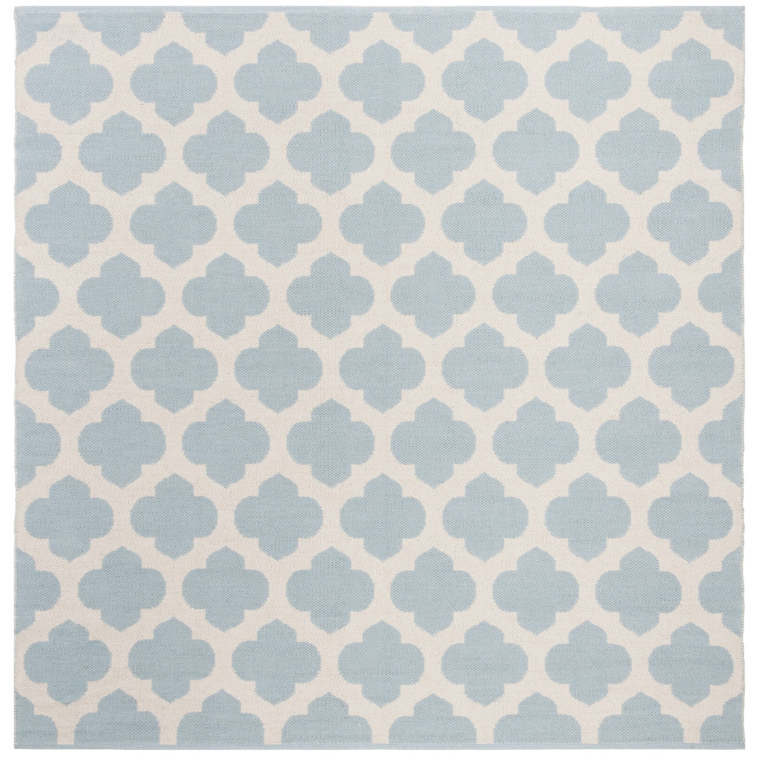 SAFAVIEH Montauk MTK723K Handwoven Light Blue /Ivory Rug Image 6