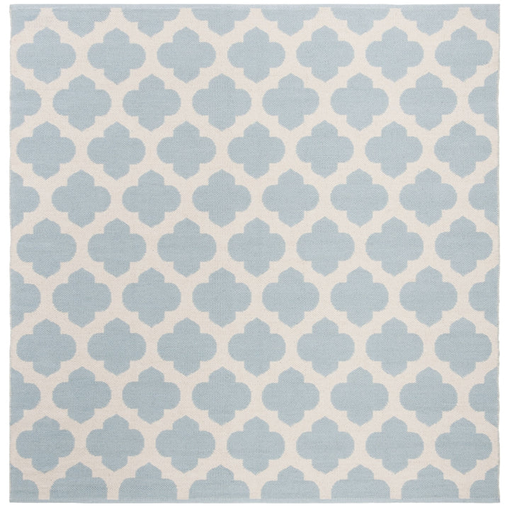 SAFAVIEH Montauk MTK723K Handwoven Light Blue /Ivory Rug Image 6