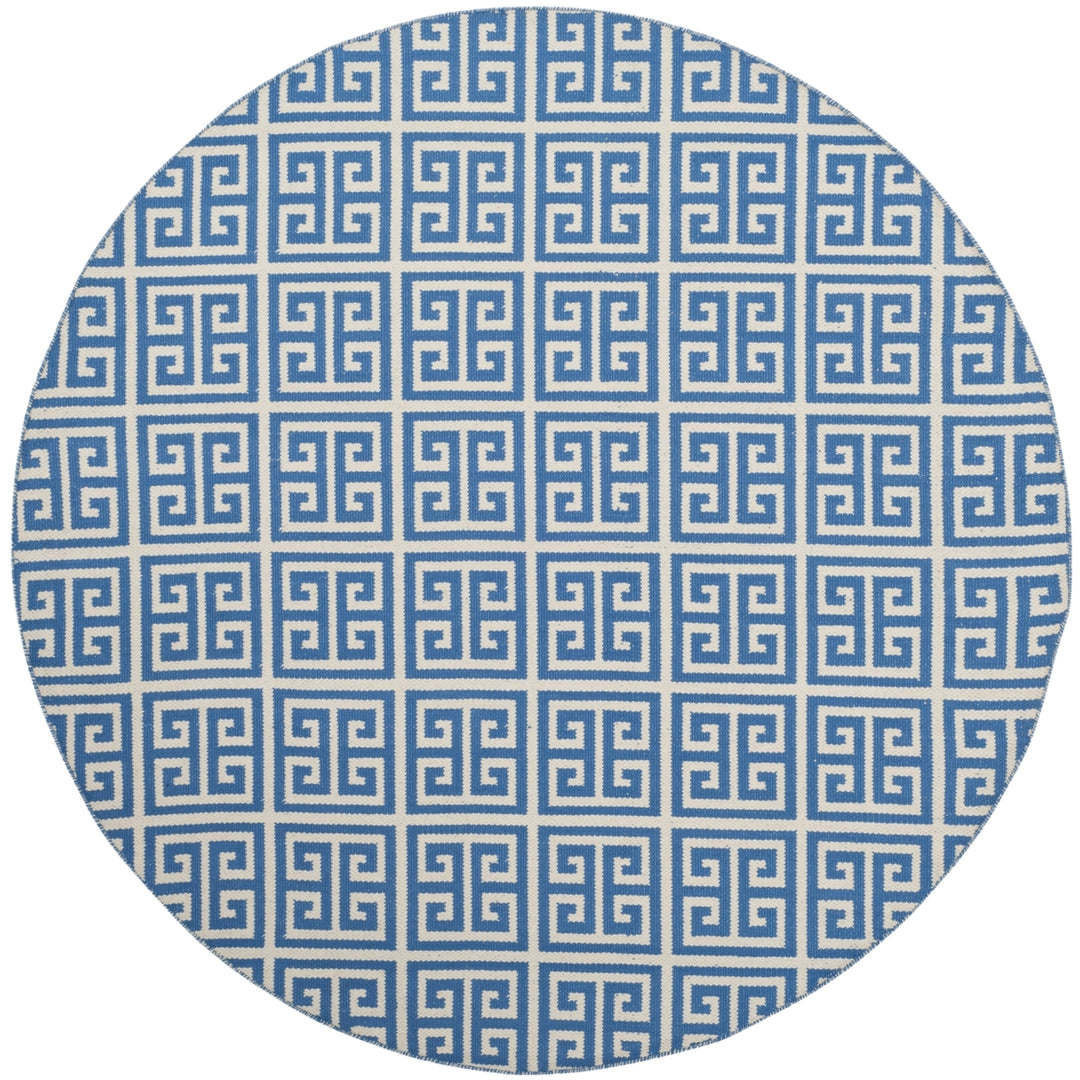 SAFAVIEH Montauk MTK724C Handwoven Blue / Ivory Rug Image 3