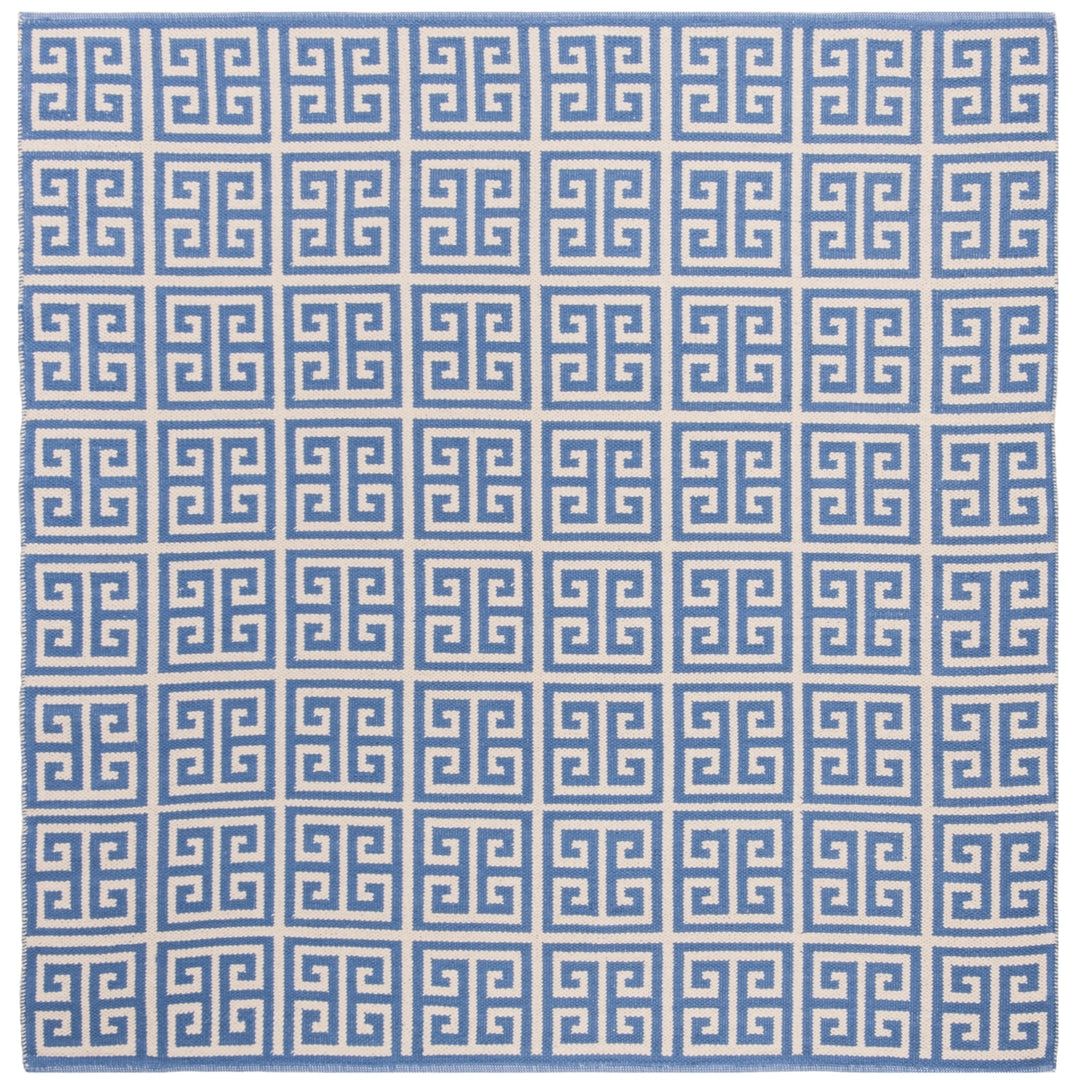 SAFAVIEH Montauk MTK724C Handwoven Blue / Ivory Rug Image 4