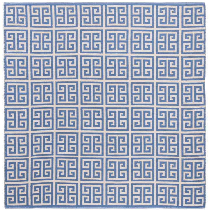 SAFAVIEH Montauk MTK724C Handwoven Blue / Ivory Rug Image 4