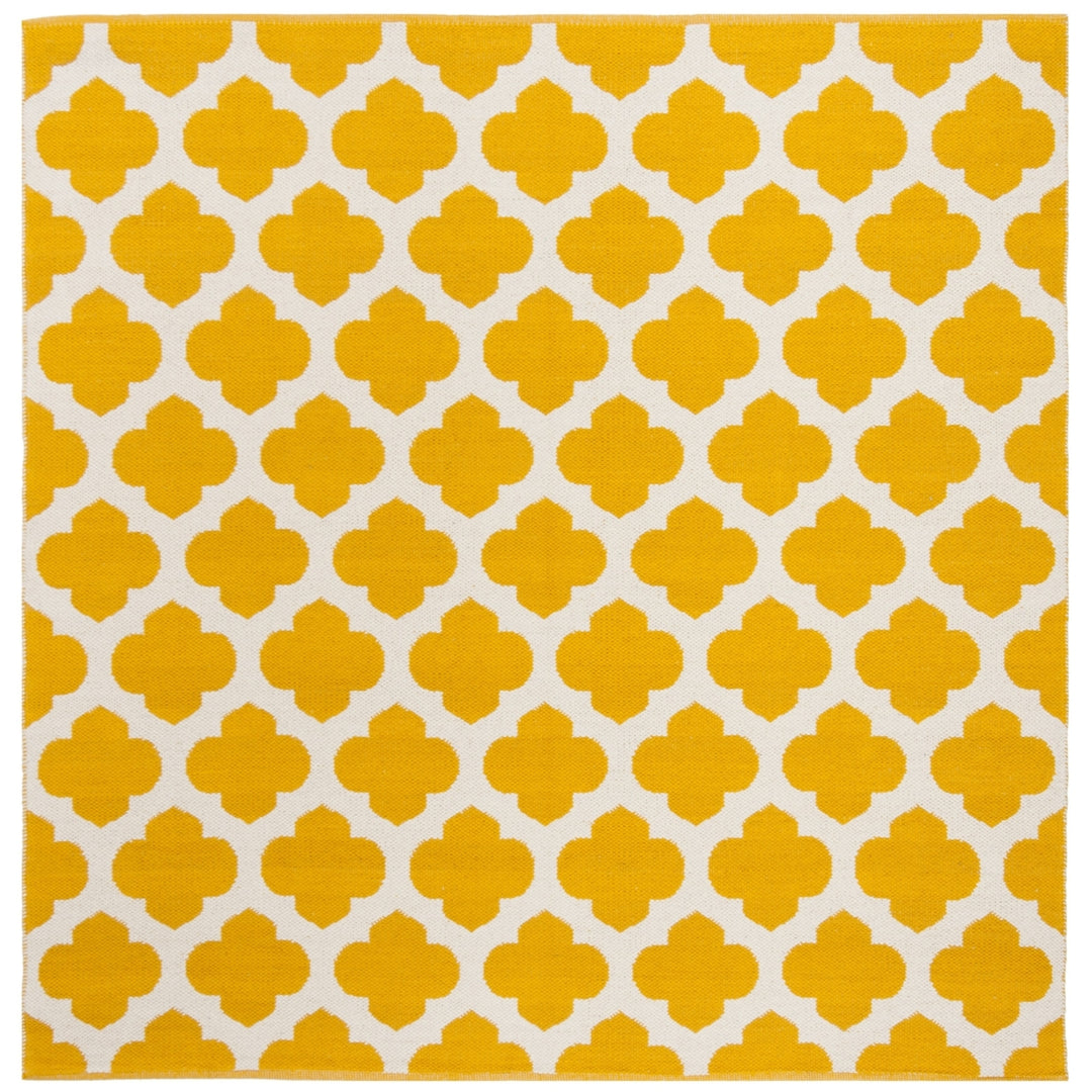 SAFAVIEH Montauk MTK723J Handwoven Yellow / Ivory Rug Image 6