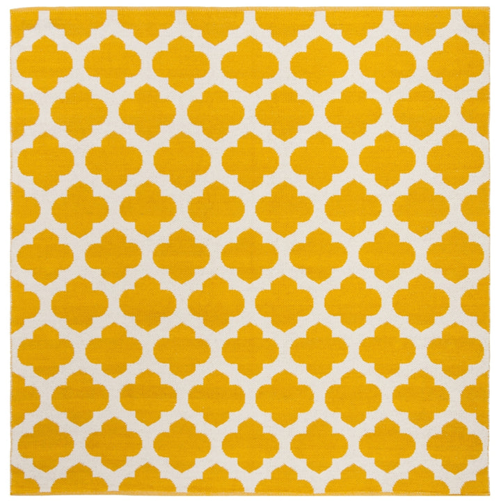 SAFAVIEH Montauk MTK723J Handwoven Yellow / Ivory Rug Image 6